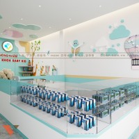 Ấn tượng mẫu thiết kế phòng khám chuyên khoa nhi BABY KID